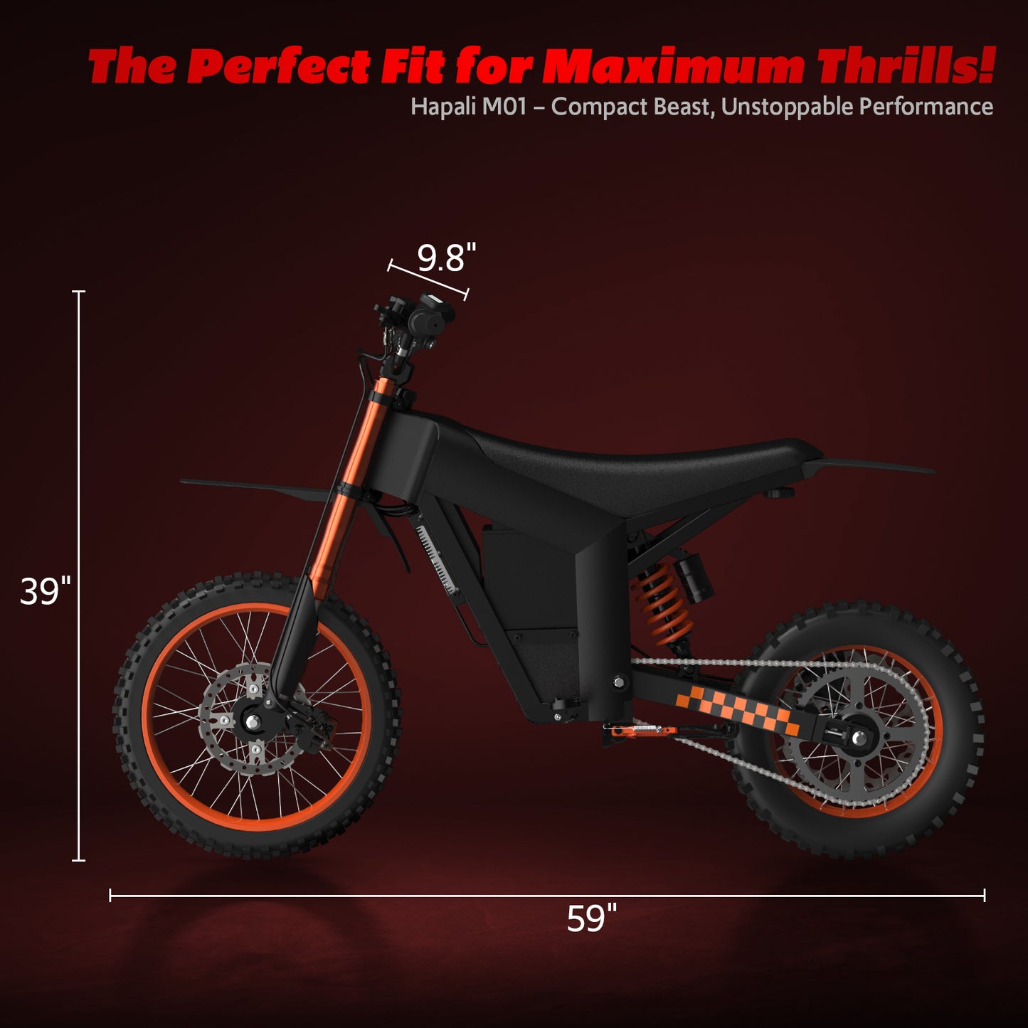 M01 Electric Dirt Bike for Adults & Teens